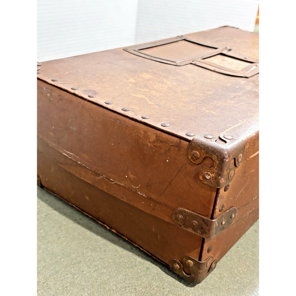 Vintage Military "LAUNDRIPAK" Mailing Laundry Hard Shell Box/Case w/ label - Picture 6 of 16
